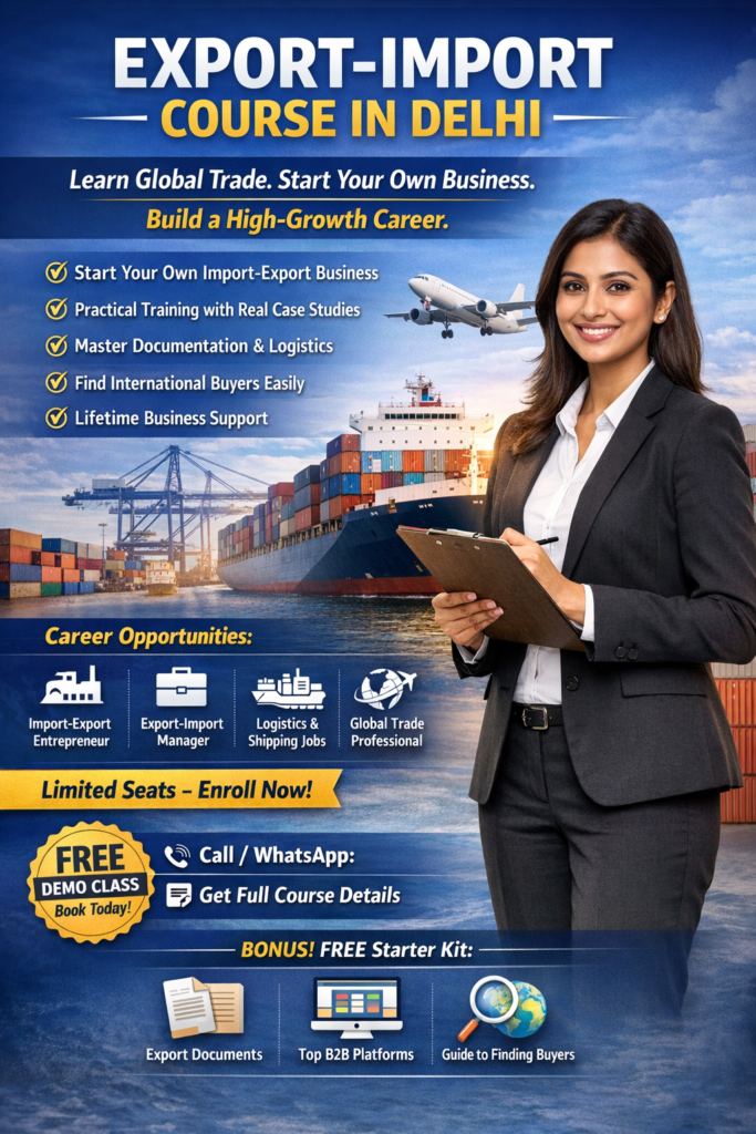 Export-Import Course in Delhi